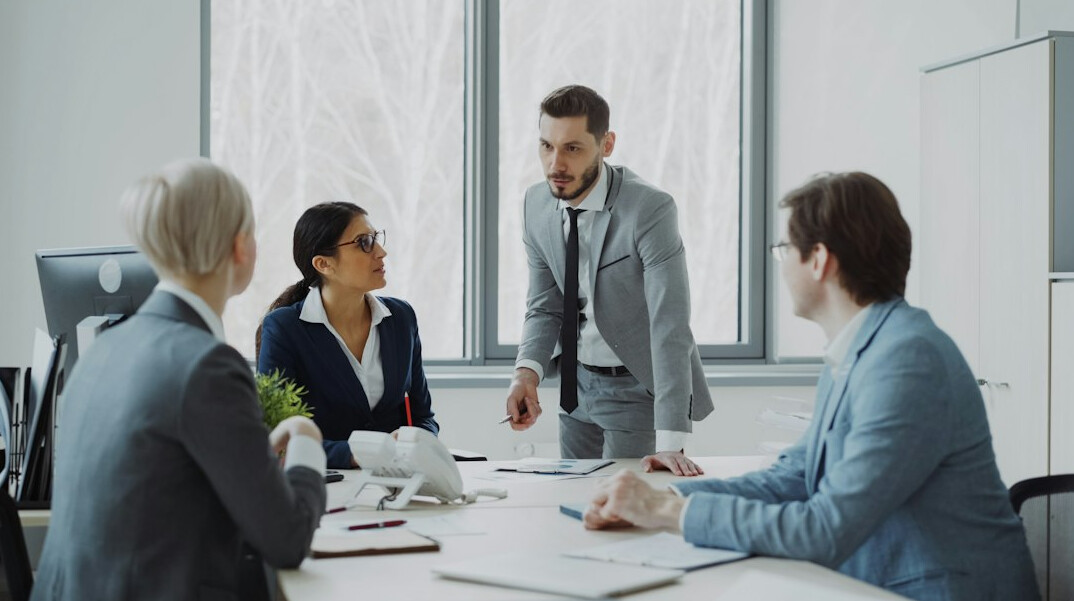 business team meeting planning